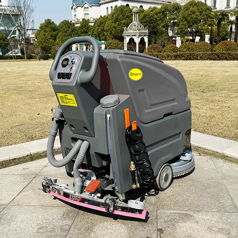 Professional Automatic Walking Hand Type Baiyi-RX520  Industrial Washing Machine Floor Scrubber