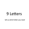 9 letters