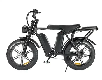 V8 Double Battery Version Ebike With Rear Seat Fatbike 500w