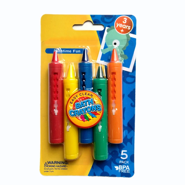  Crayola Bathtub Fingerpaint 5 Color Variety Pack, 3