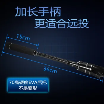 2.4m 2.7m 3.0m 3.3m Extended Handle Carbon Spinning M Action Fishing Rod Bait Long Casting Shore Slow Jigging Fishing Rods – Metal Jig – view 4