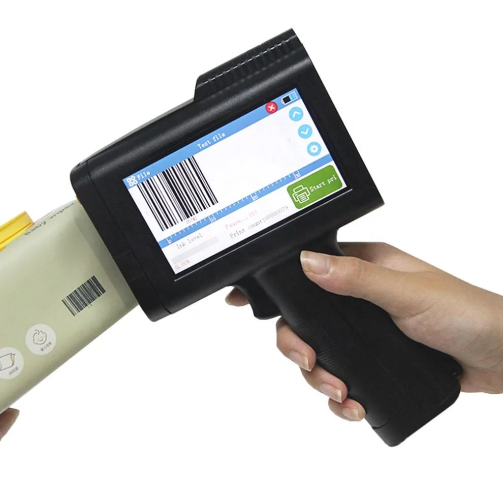 Hand Inkjet Portable Printer Logo Batch Expiry Date Handheld Inkjet Printer Dating Coding Machine