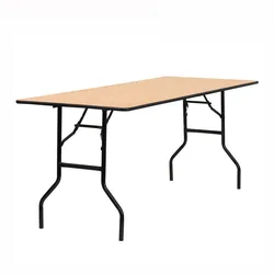 Прямоугольные складные столы деревянные 72 дюйма для банкетов вечеринок свадеб событий школы