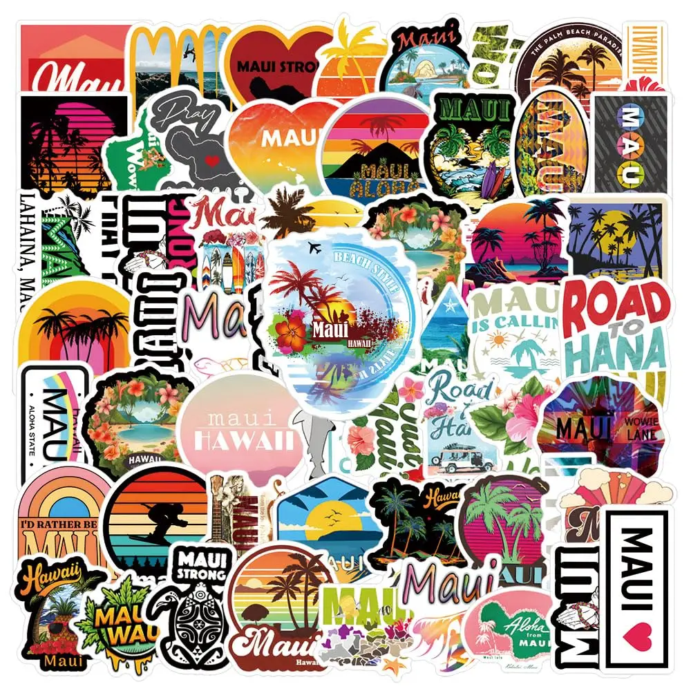 Adesivo In Vinile INDIGOS UG JDM Aloha Hawaii, 149x50 Mm, Resistente UV E Autolavaggio, Per Auto, Laptop, Valigia, Tuning - 4