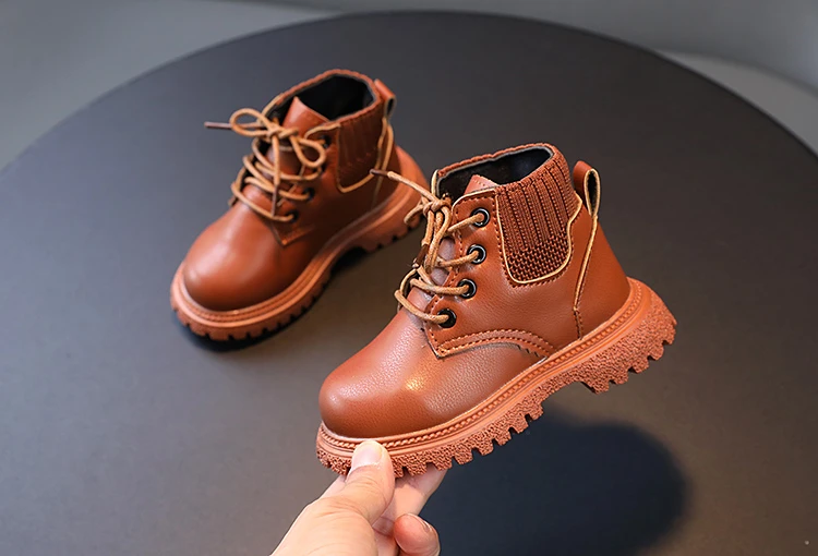 Kids Winter Boots Warm Children Shoes Wholesale Boys Girls Black Waterproof Unisex Customized toddler shoes fur kids boots