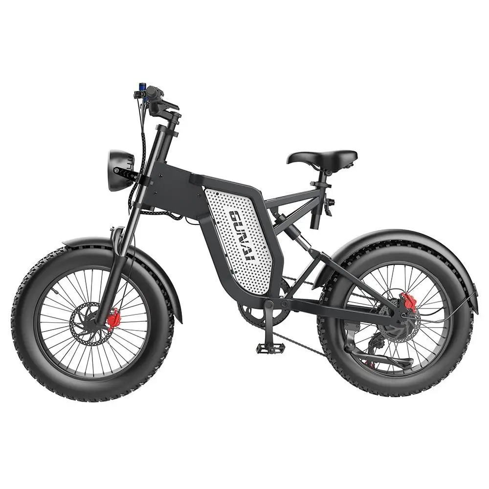 GUNAI MX25 1000W Brushless Motor Electric Mountain Bike with 20*4,0 Inch Fat Tire 50 km/h Top Speed 48V 25Ah