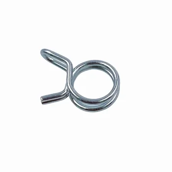 Manufacturer supplies double wire spring hose clamp inner diameter 8mm hose fuel pipe spring clamp galvanized