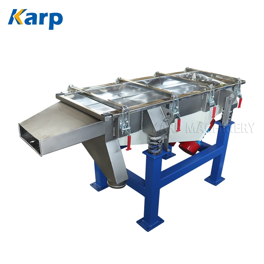 1 Layer Vibro Sifter Linear Vibratory Screen Sieving Machine for Filtering Hibiscus