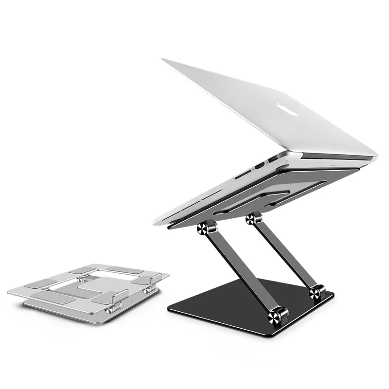 Foldable Computer Adjustable Aluminum Alloy Desk Lazy Laptop Stand for Bed Sofa Ergonomic Portable Mini Desk
