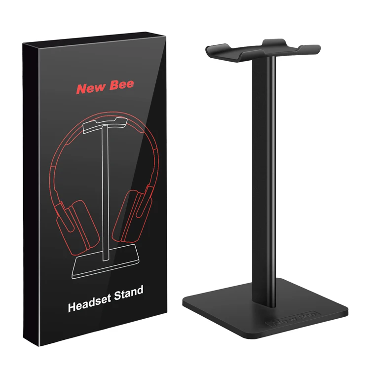 New Bee Display Racks Earphone Stand Computer Headset Headphone Holder Game Headphone Stand with Aluminum Supporting