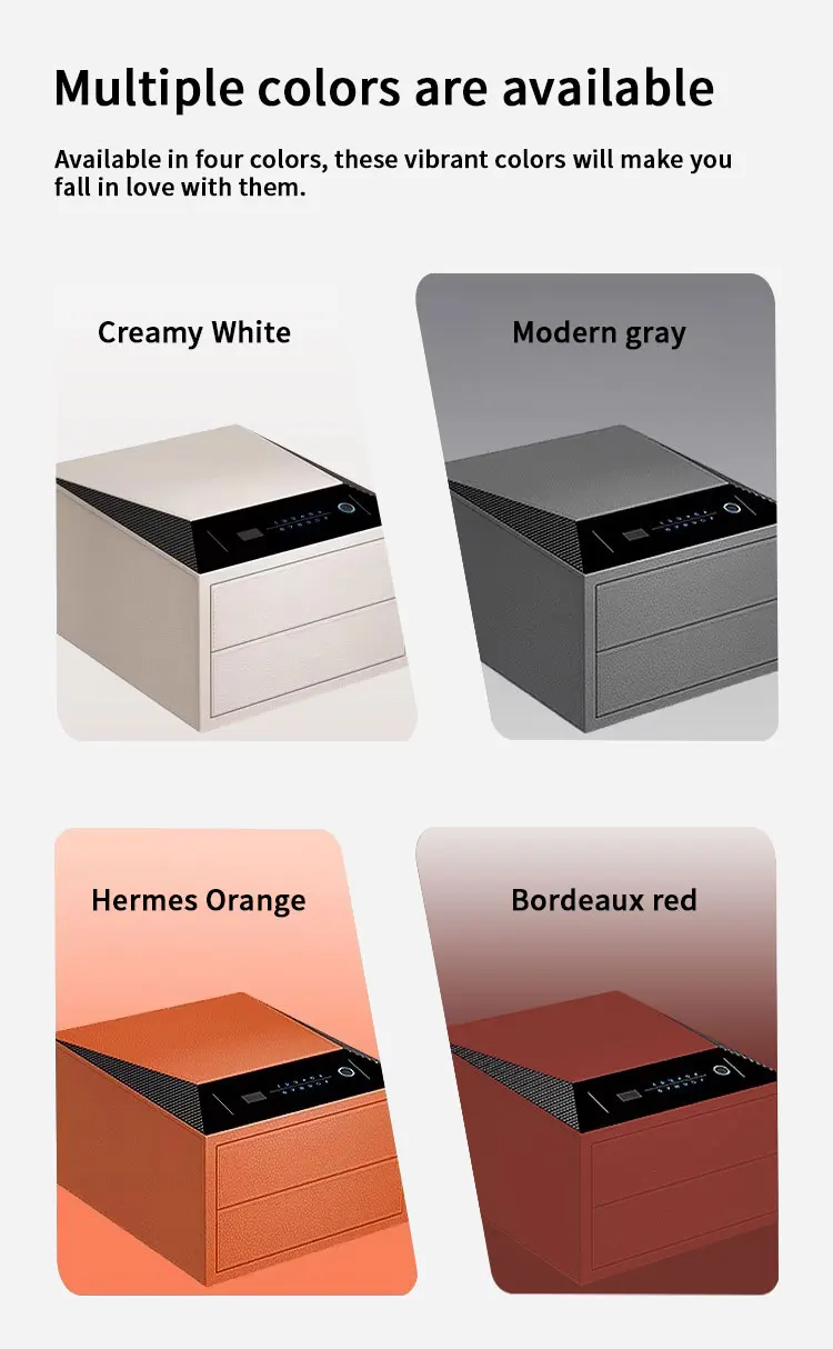 f2 1a ceqsafe smart premium jewelry box with fingerprint drawer electronic digital lock bedroom wardrobe safe-13