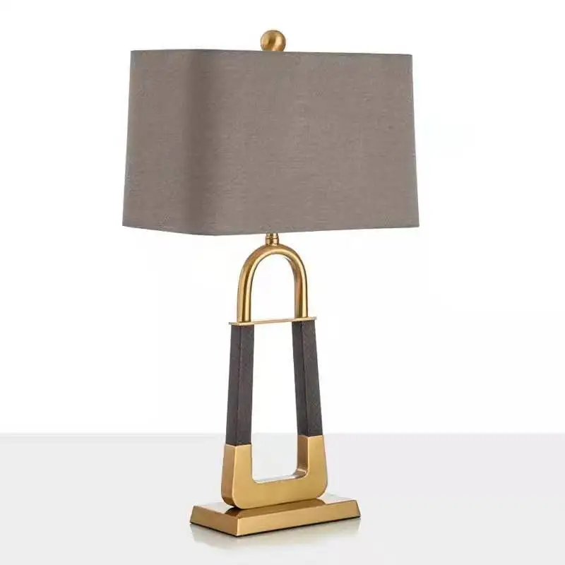 American creative desk lamp desk model bedroom bedroom Nordic modern minimalist art hotel room decoration bedside lamp