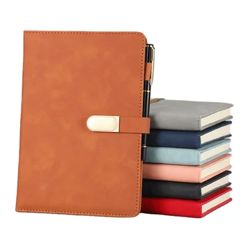Best Selling A5 Note Book Wholesale Cheap School Student Dotted Line Grid Diary Planner Journal Leather Notebook