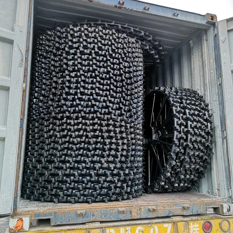 Factory Price Rice Transplanter Tyre with Rims High Speed Paddy Field Rubber Solid Wheels