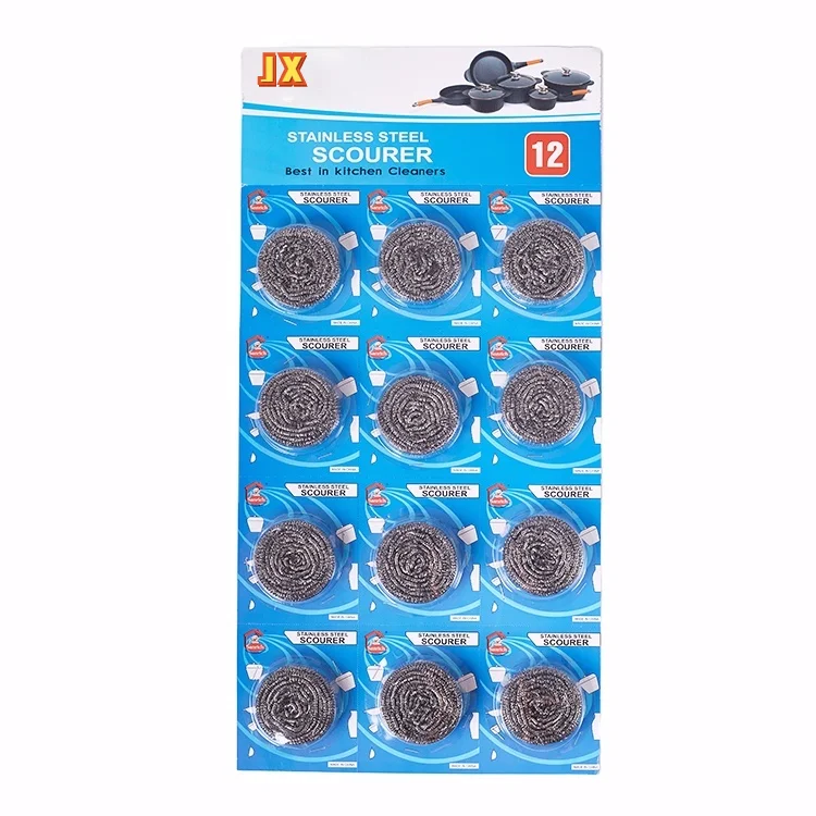 Низкая цена, кухонный шарик для очистки из нержавеющей стали, оцинкованная сетчатая Мочалка для чистки кухни