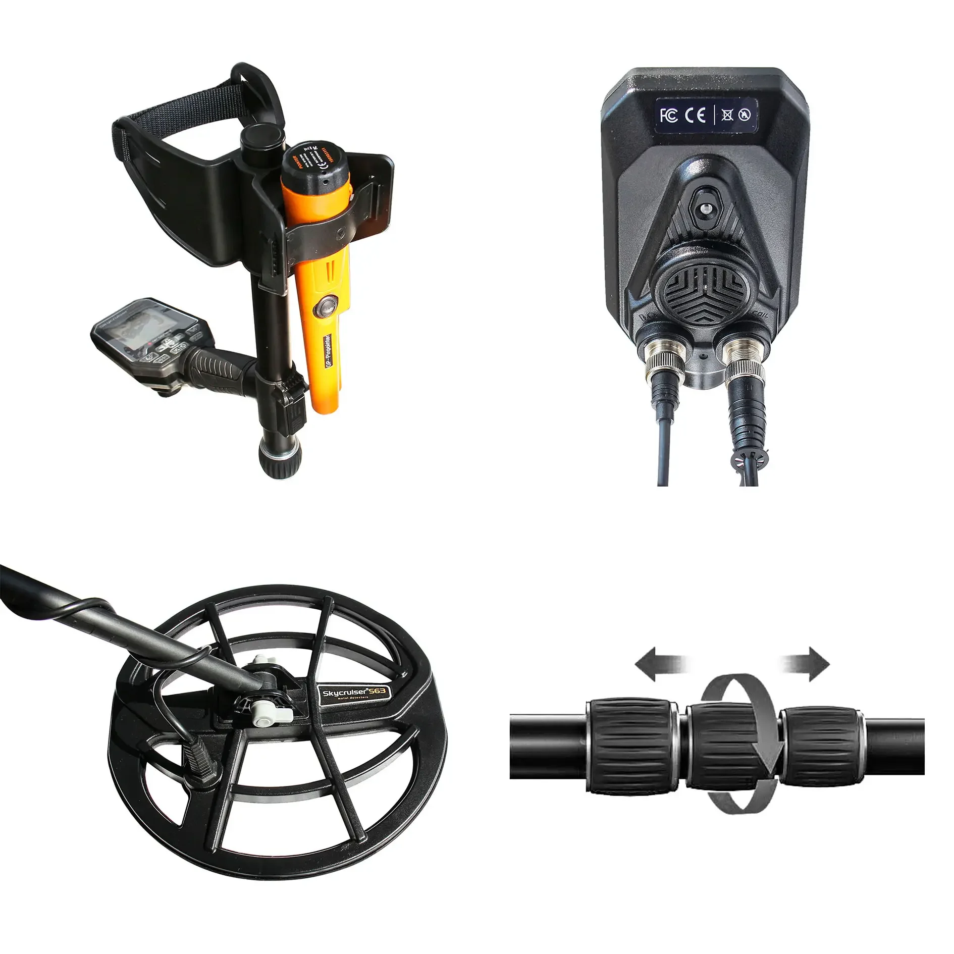 TIANXUN S63 Multi-Frequency Metal Detector - Professional