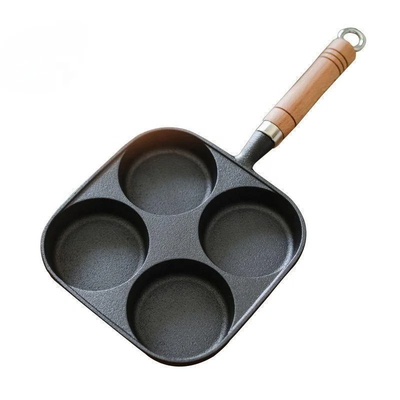 Egg Fry Pan Set 7 Holes Egg Fajita Skillet 4 Hole Frying Pan 4 Cup Egg Breakfast Frying Pan