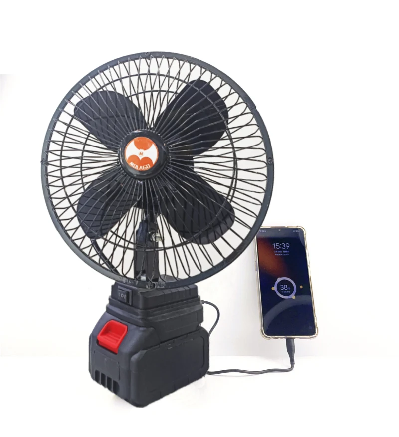 Portable Fan Silent Operation USB Charging Fan 8" Inch Rechargeable Floor Fan