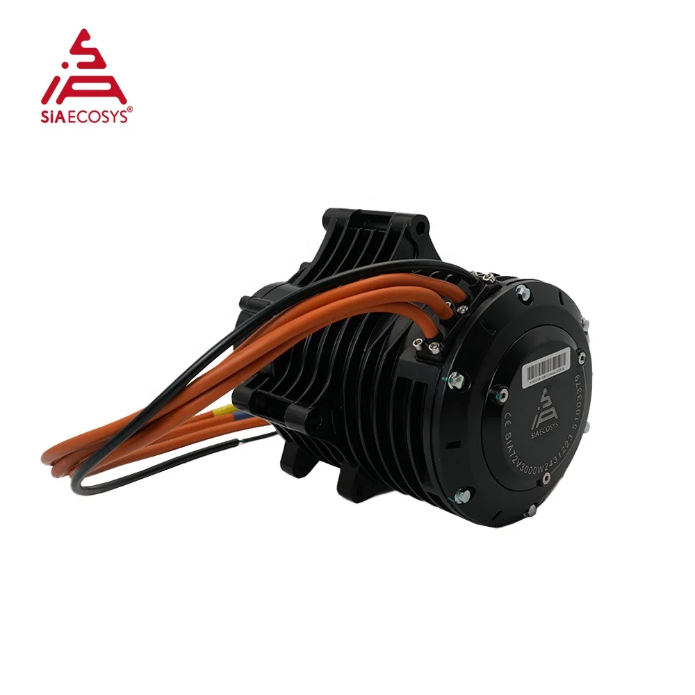 QS138 3000W V3 Mid Drive Motor - 72V, 100KPH, IP67 Waterproof