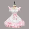 Set di vestiti rosa chiaro + colletto