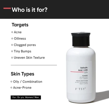 OEM 2% Salicylic Acid Face Wash - Anti Acne Cleanser