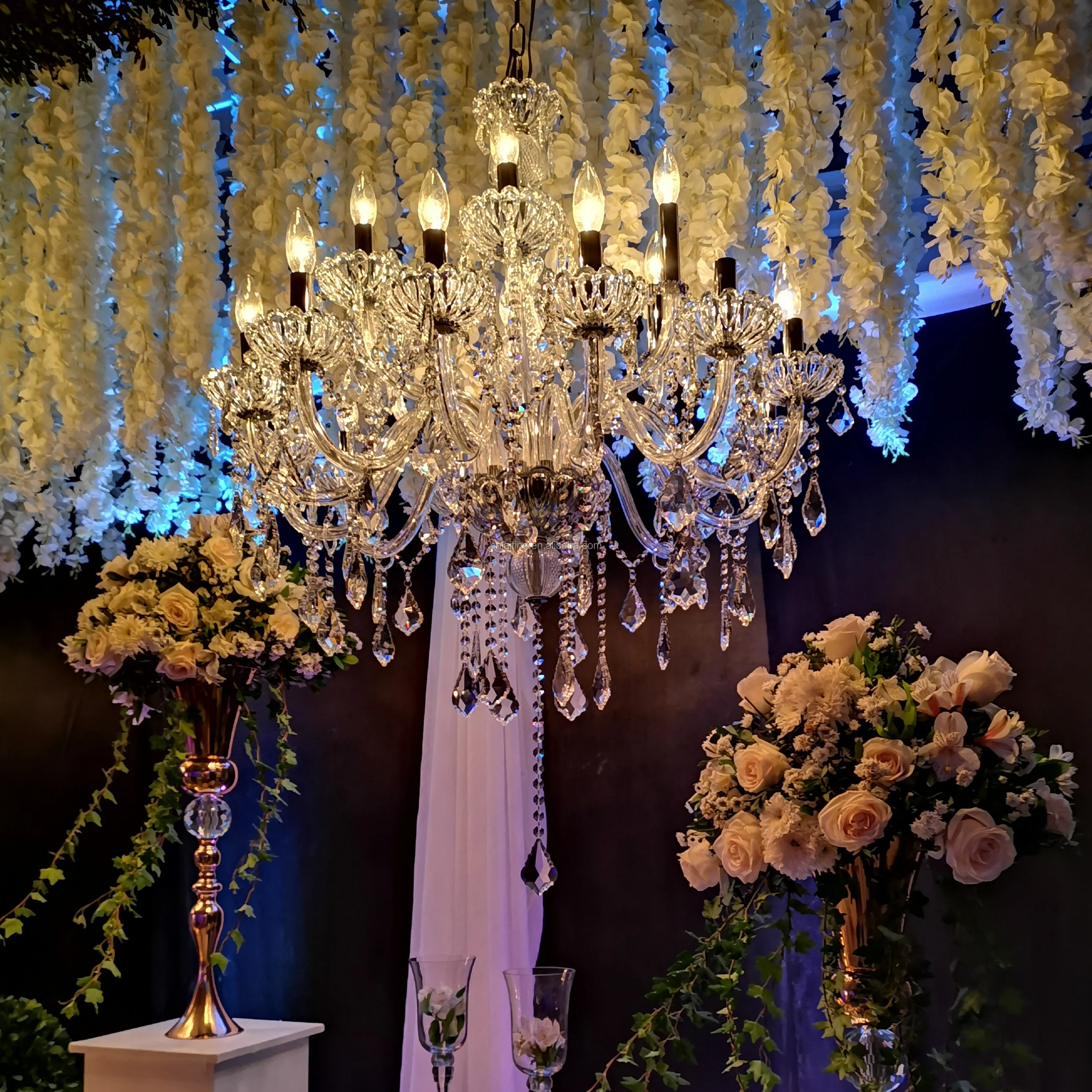 热销批发促销水晶吊灯k9水晶灯婚礼装饰