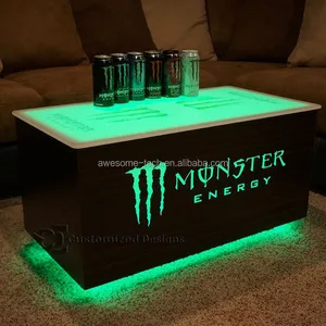 Commercial RGB Light-Up Cube Table Nightclub Furniture for Bar/KTV/VIP Lounge Wholesale for Home Office Use