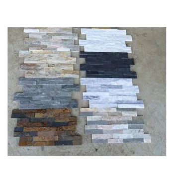 3d Stacked Stoneflexible Slate Veneer Thin Slab Wall Cladding Durable ...