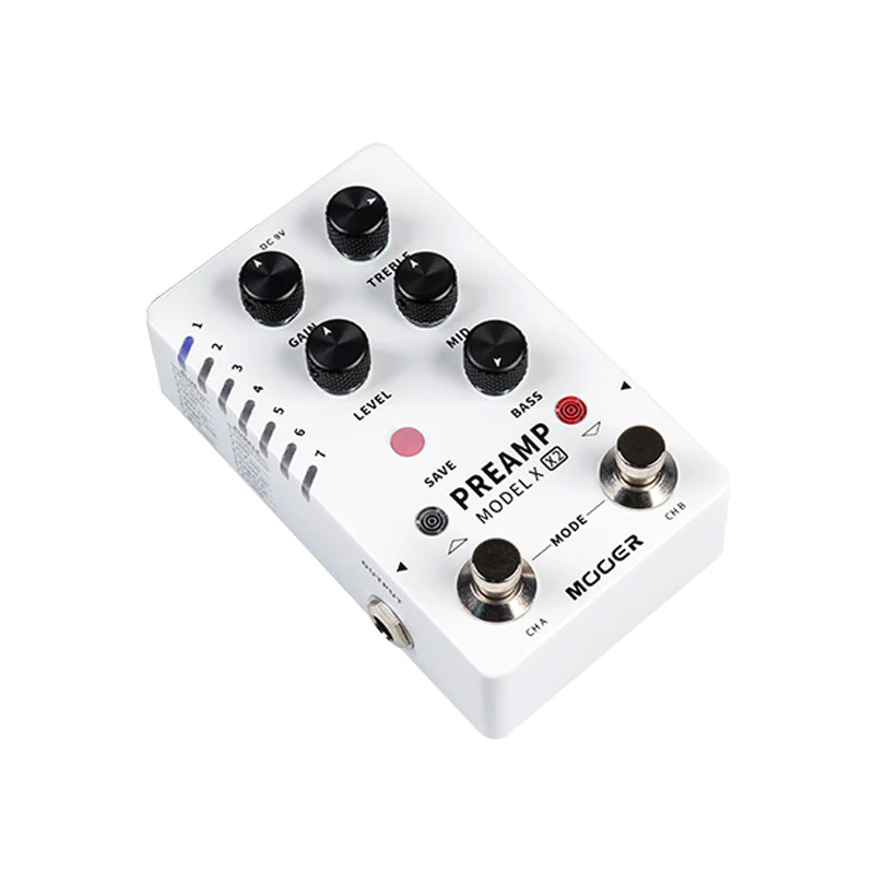 Mooer PREAMP MODEL X X2 - 14 Preset Digital Guitar Pedal