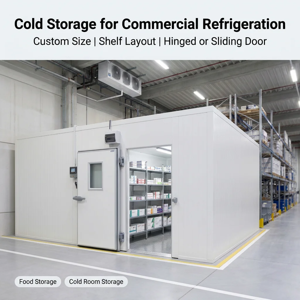 Modular Cold Storage Unit, Stainless, Steel - detail 4