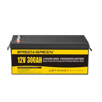 Basengreen 12V LiFePO4 battery 100Ah / 200Ah / 230Ah / 300Ah