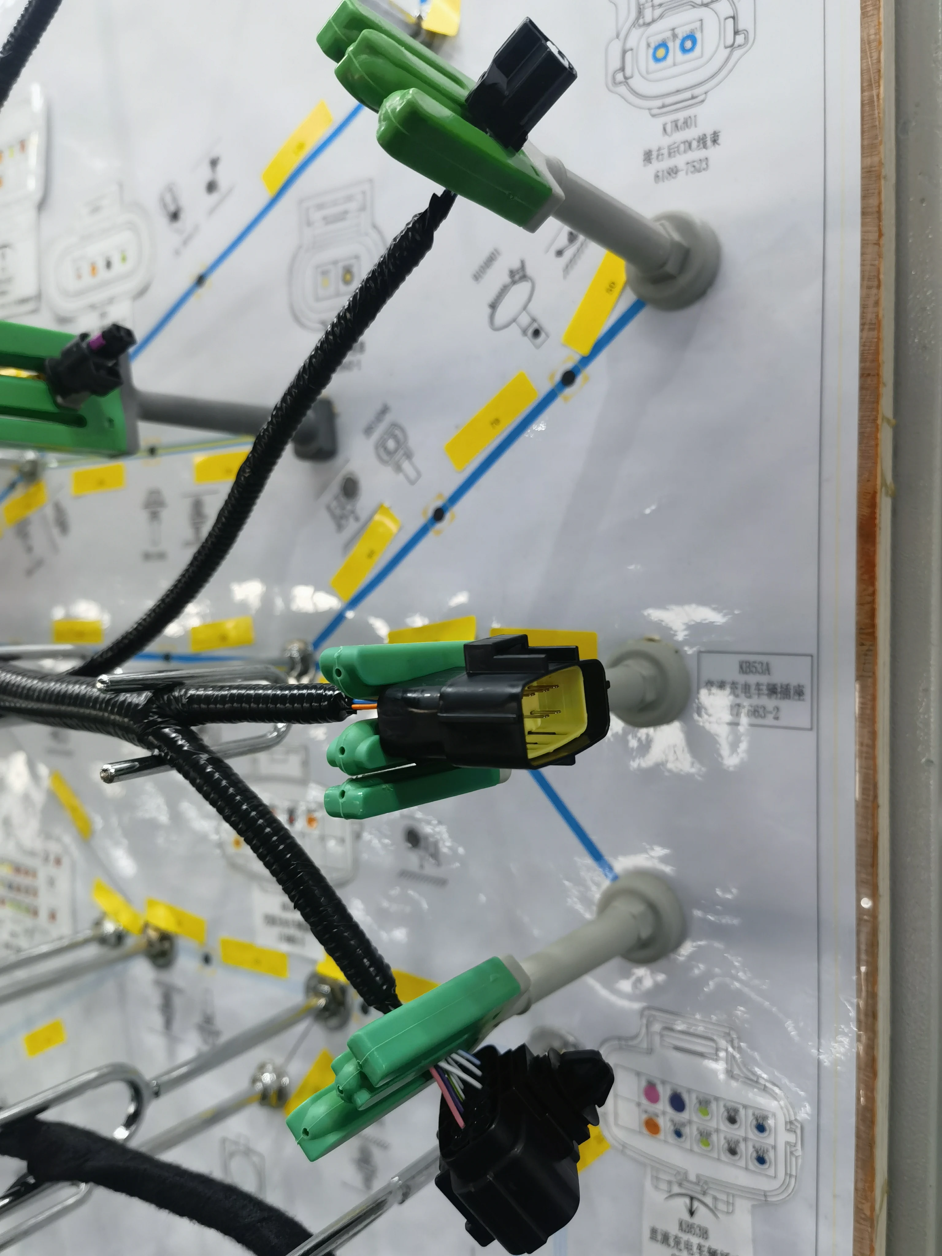 60110423 Wire Harnesses Assembly Boards Accessories Routing Board Fixtures Korean Type Wire