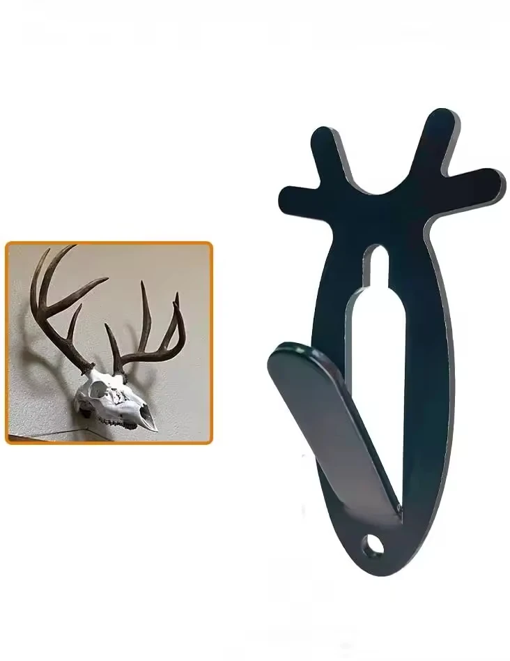 Mount Skull Hanger,3 PCS Wall-Mounted Antler Hanging Tool With Screws For Hanging Deer Antelope Goat Bear Skulls