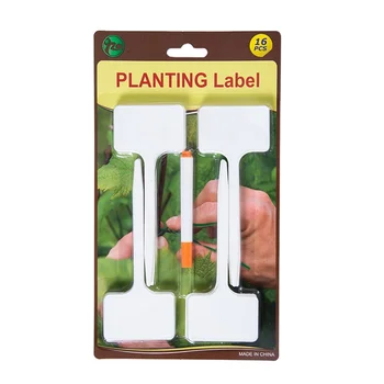 Plastic Plant T-type Tags Nursery Garden Labels For Outdoor Garden