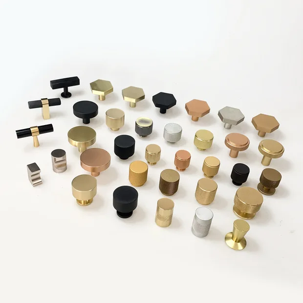 Aluminum Handle Knob Wardrobe Cupboard Drawer Pull Knobs