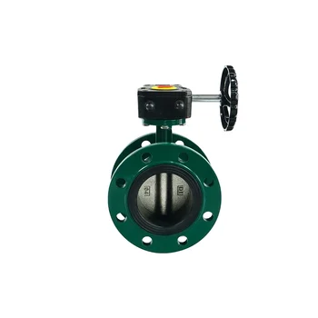 PN10-PN16 YEKE Turbine flanged butterfly valve Manual valve WIWA