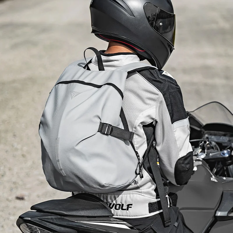 Motowolf Helmet Backpack Waterproof Bags for Motorcycle Riding Dry Bag