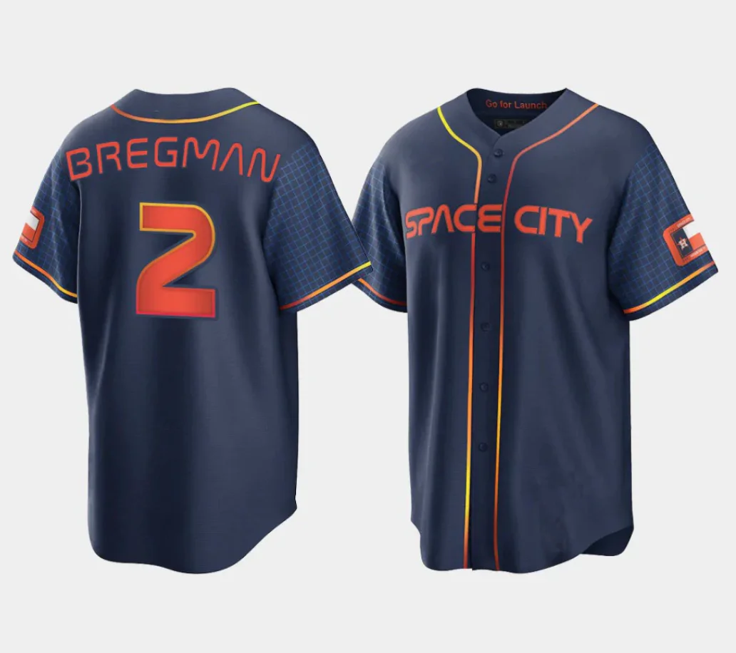 Wholesale New Stitched Space City Connect Baseball Jersey Houston Astro #27  Jose Altuve #44 Yordan Alvarez Top Embroidery Jersey From m.