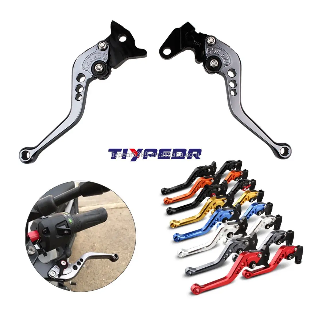 product tiypeor motorcycle modification accessories cnc modification handle multi gear adjustable universal horn brake clutch handle680-4