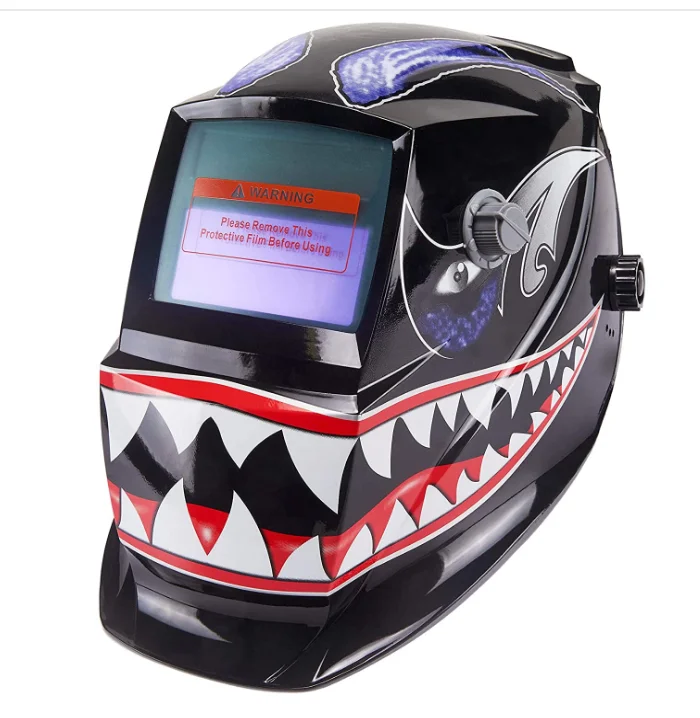 Welding Helmet 4C Lens Technology Solar Power Auto Darkening Hood True Color LCD Welder Mask Ultra Large Viewing Area Breathable