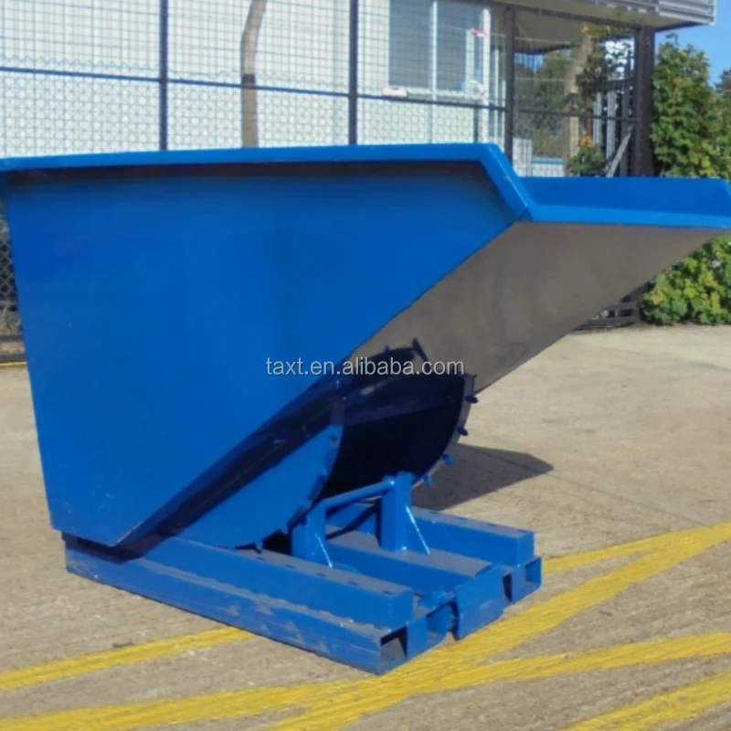 1000 Litre Auto Release Tipping Skip Forklift For Farm Waste And ...