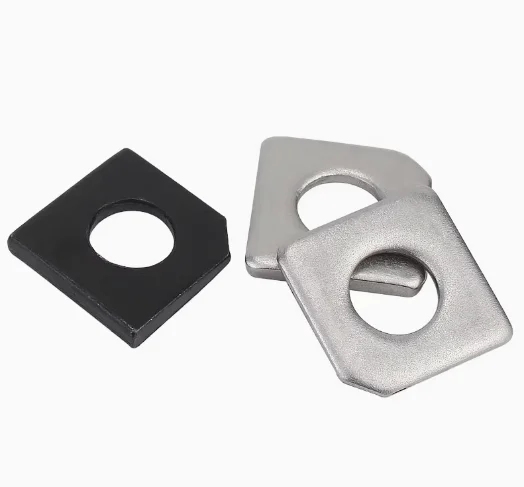 product professional excellent stainless steel square taper washers square hardened beveled washer for slot section-63