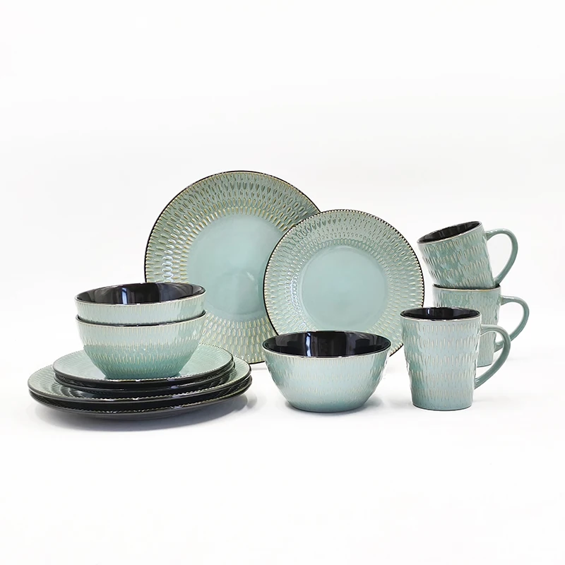 16 Piece Fine Porcelain Dinnerware Set Ceramic Dinnerware Set Factory Direct Sales Affordable Price High Cost Performance