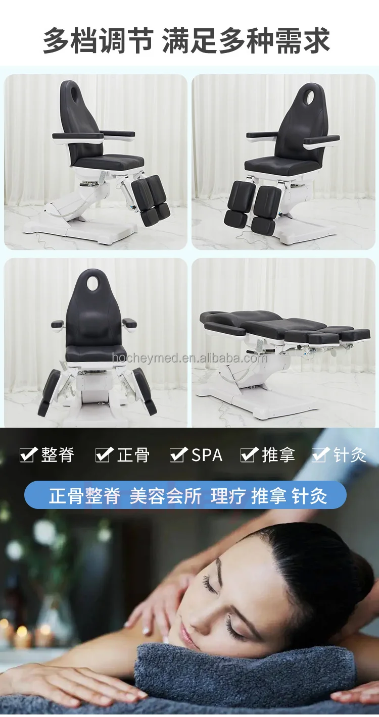 Hochey Modern Luxury Beauty Salon Furniture Electrical 5 Motors