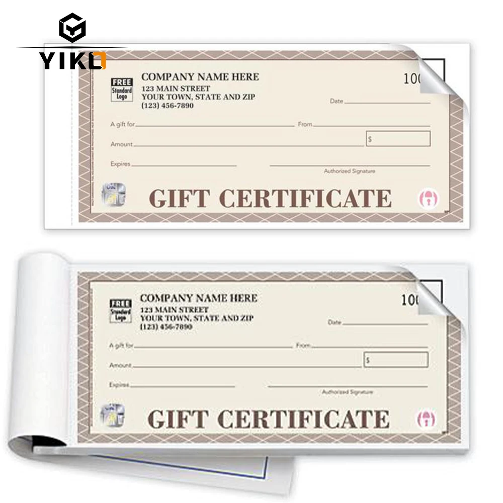 Customized Printing Blank Security Personal Checks Offset Paper Bank Cheque Pin Number Vouchers with Custom Logo for Writing