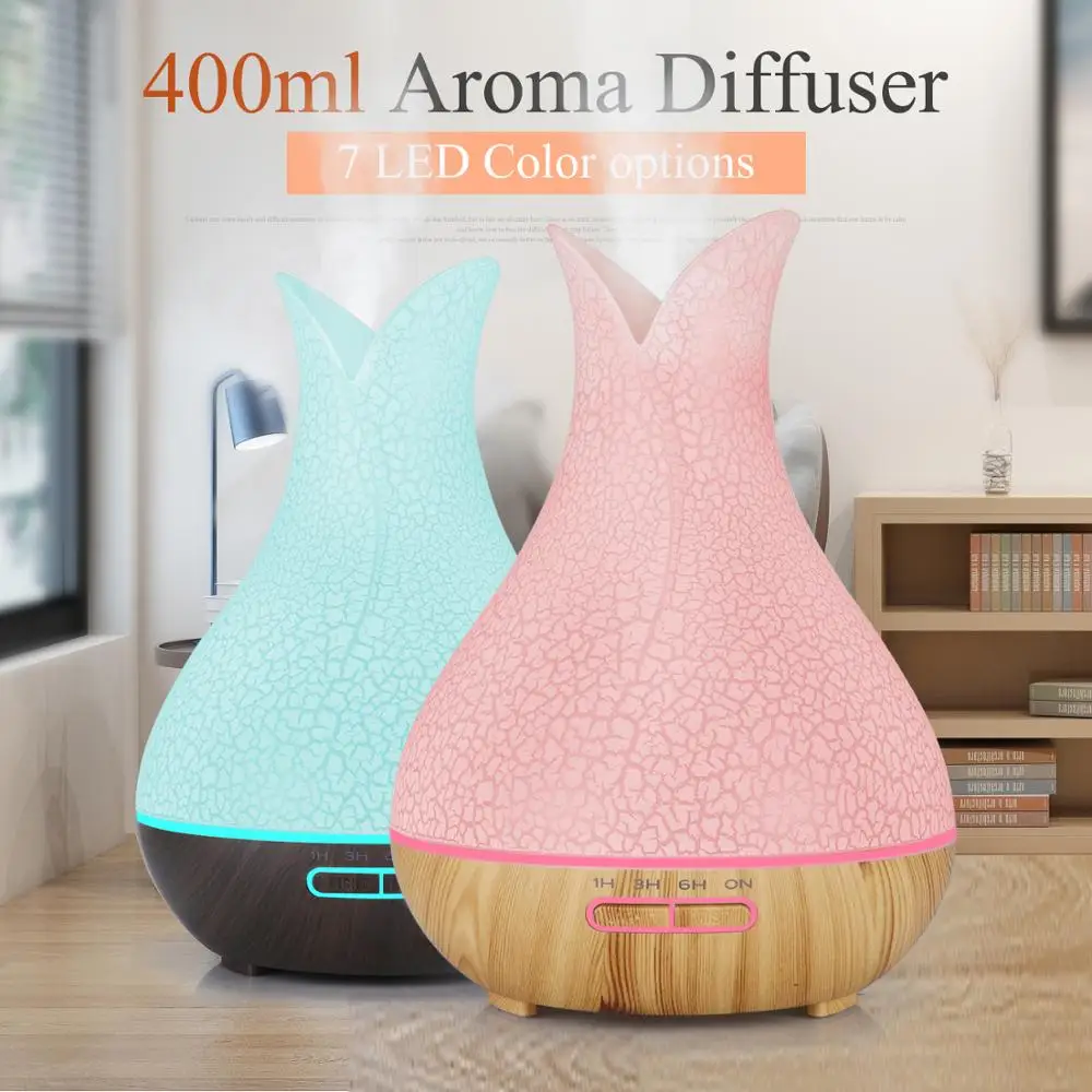 400ml Flaw Essential Oils Aroma Diffuser with CE ROSH Certificate