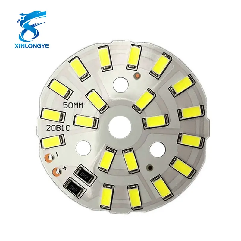 DC 5V 3W LED Light Source Board 31mm OD/10mm Aluminum PCB SMD5730 White/Warm/Neutral/Red/Green/Blue/Yellow/Purple LED Modules