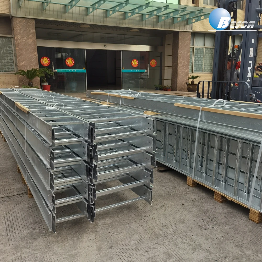 Aluminum and Galvanized Steel Cable Ladder With Cover Manufacturer