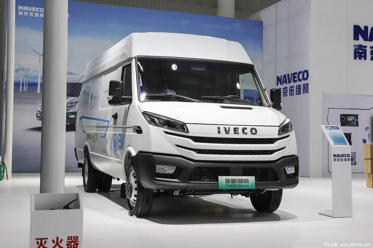 The 2024 Version of New Daily Pure Electric Van New Nanjing Ivecos China's Cheap LHD RHD EV VAN Automatic Gearbox Rear Camera