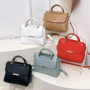 Simple Design Handbag for Women Crossbody Shoulder Bag Lady Purse PU Leather Bag Stylish Satchel